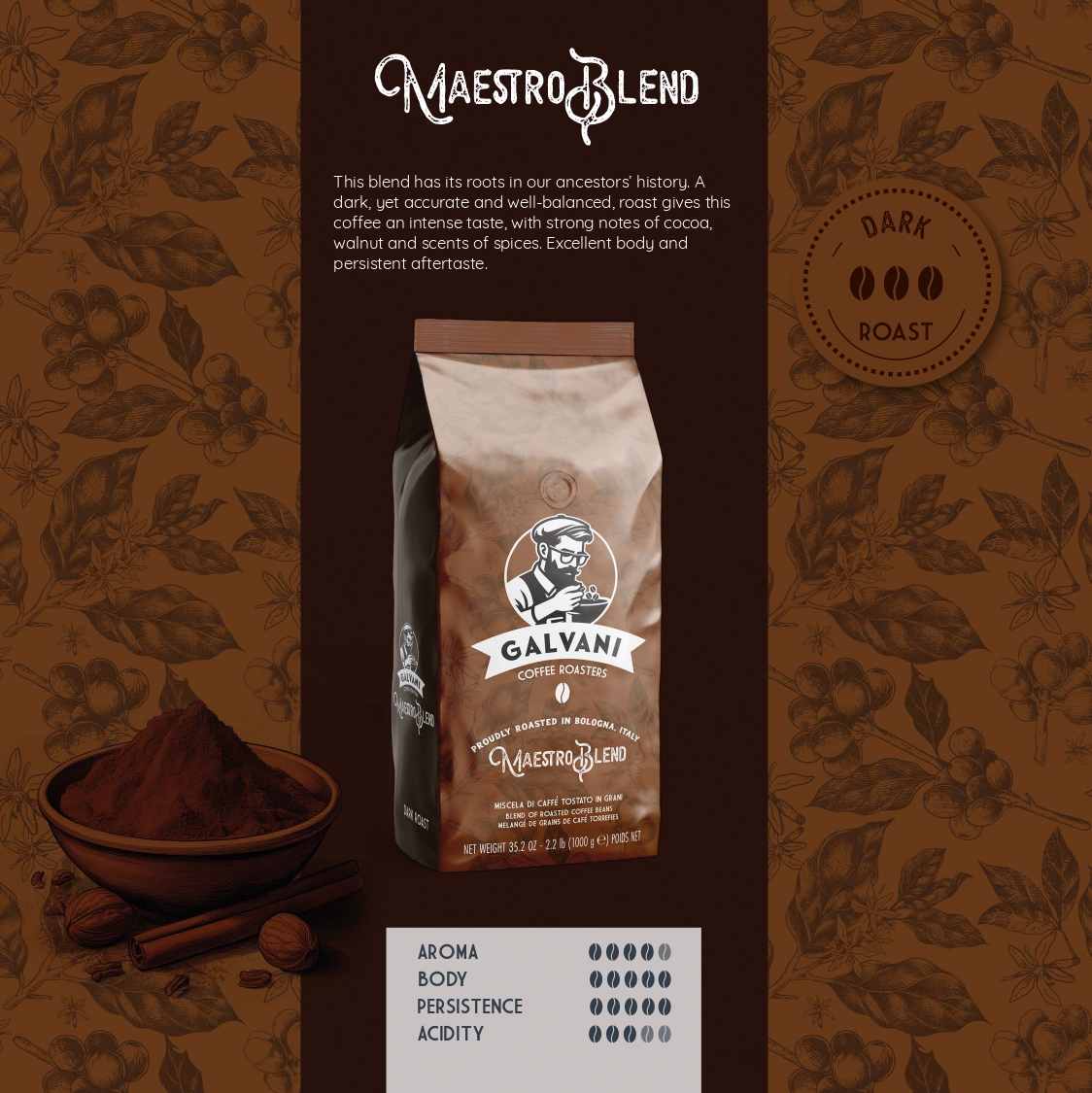 brochure galvani maestro blend